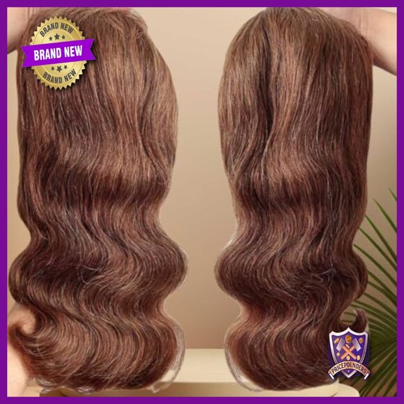13x6 Lace Front Wig Human Hair 200 Density Body Wave Glueless 12 Inch